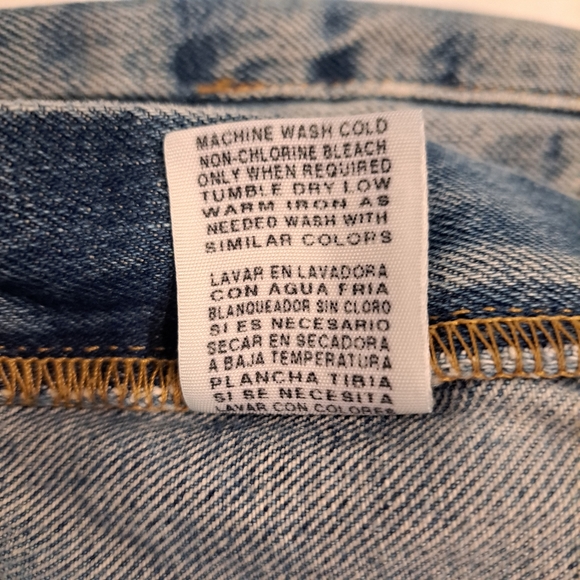 Ralph Lauren Classic denim jeans high rise vintage 100% cotton size 34×30 - Picture 3 of 12